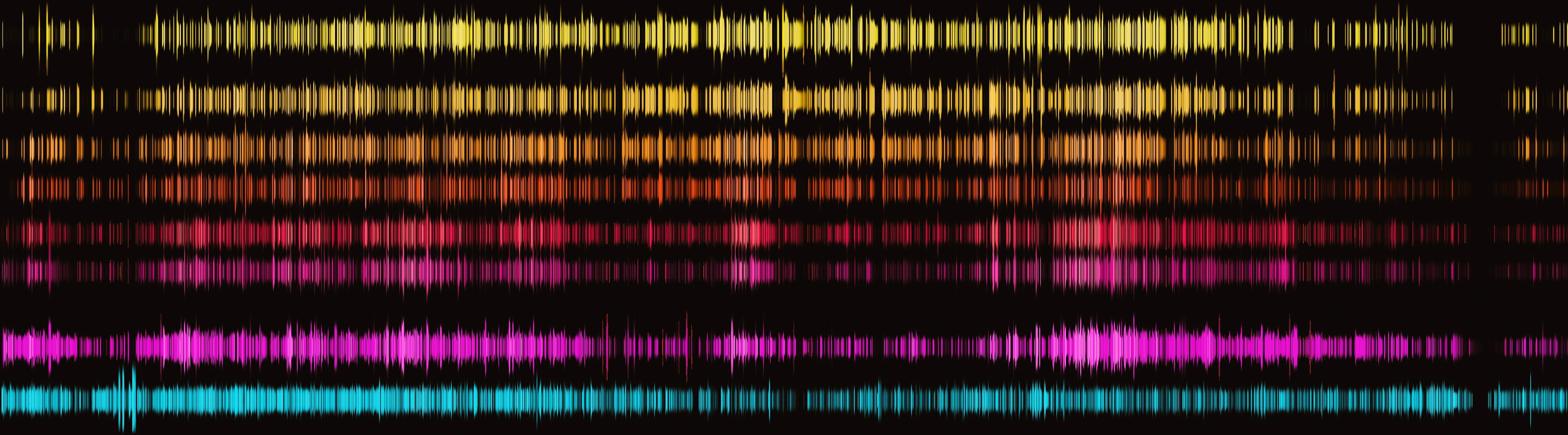 2018 to 2026, one column per day, one band per Seat
